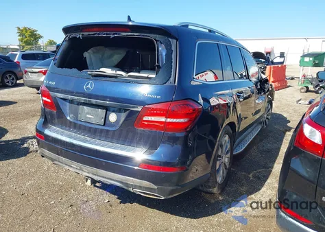 2017 Mercedes-Benz Gls 450 4Matic z USA, uszkodzony, nr VIN 4JGDF6EE0HA863051